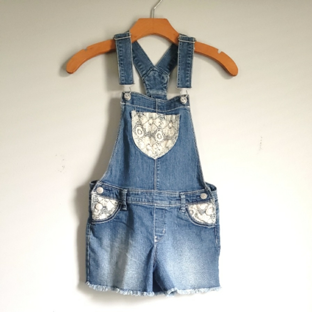 Jordache Denim Shortalls Girls 10/12